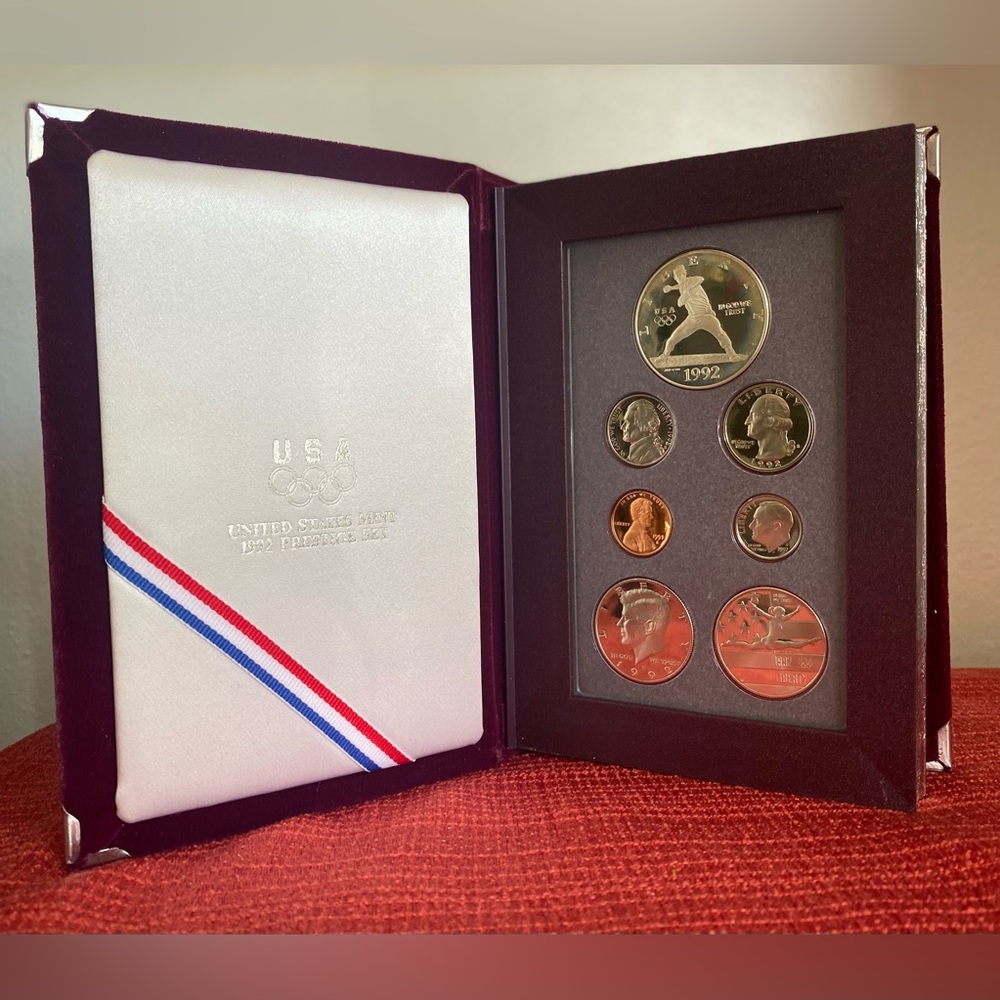 1992 US MINT OLYMPIC COIN SET - Picture 16 of 16